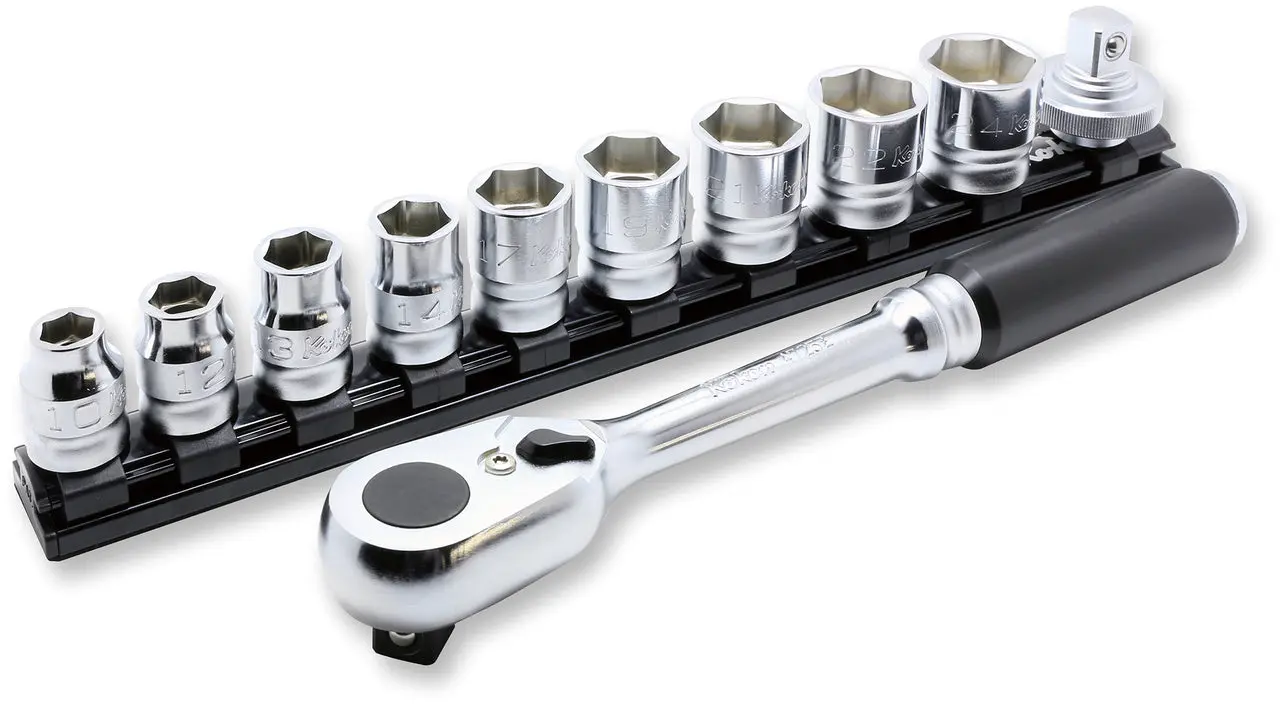 1/2 Sq. Dr. 11 Piece Z-Series 6-Point Metric Socket set 10-24mm