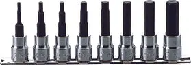 8 Piece 3/8 Sq. Dr. 62mm Hex Bit Socket set 3mm-12mm