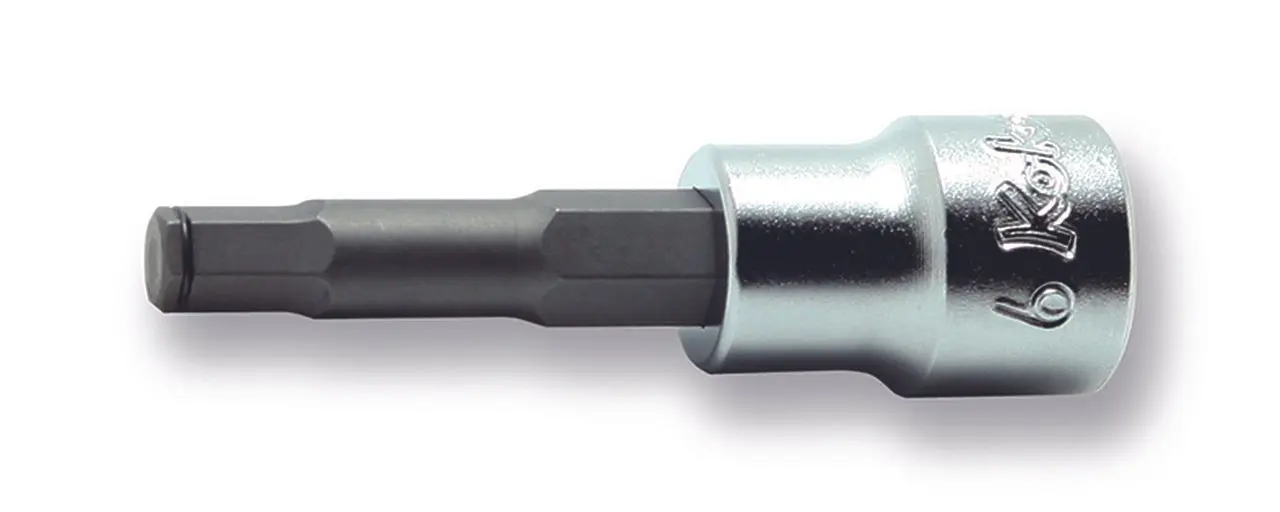 3/8 Sq. Dr. Bit Socket 10mm Grip Ring Length 62mm