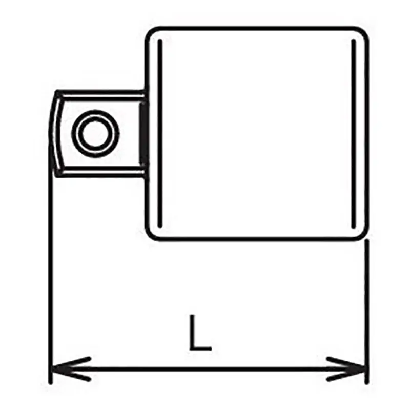 1/2 Sq. Dr. Adaptor 3/8 Square Length 600mm - Image 2