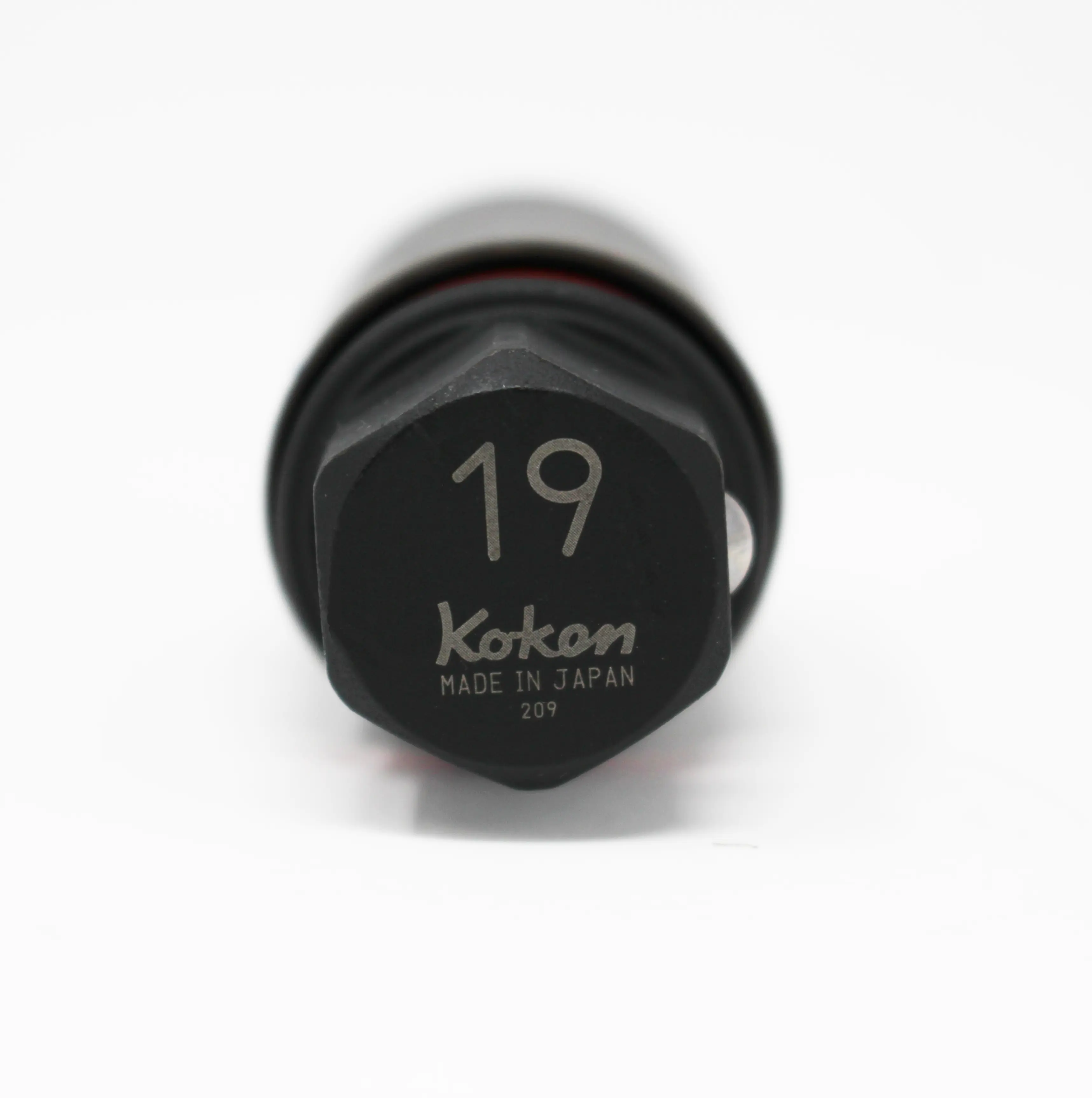 19 Hex Dr. Wheel Nut Adaptor Socket  19mm Extra Thin walled Length 52mm Color coded Protector - Image 3