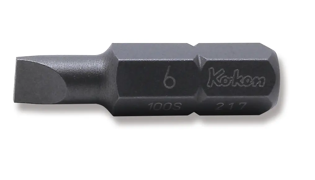 5/16 Hex Dr. Bit Slotted 1.0 x 6 Length 32mm