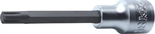 1/2 Sq. Dr. Bit Socket Ribe-CV M6 Length 100mm