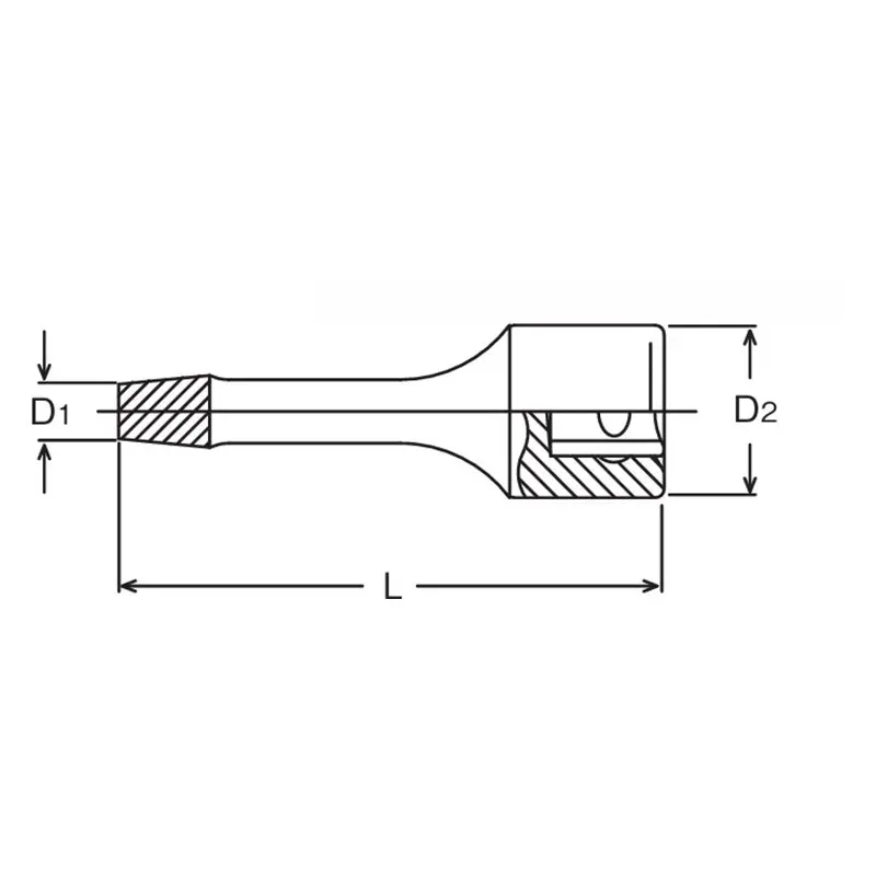 1/2 Sq. Dr. Bolt Twister  16mm  Length 75mm - Image 2