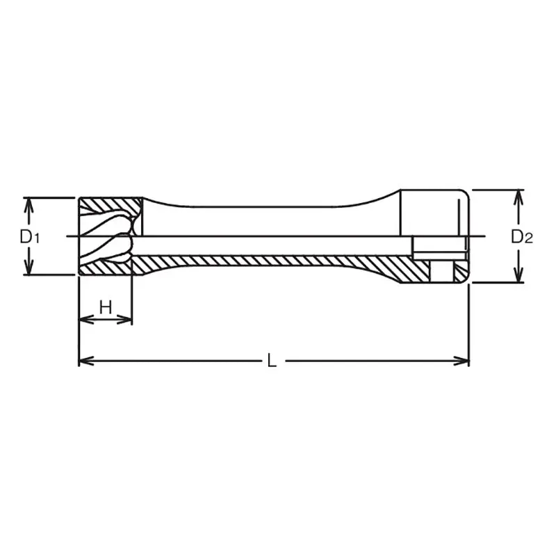 3/8 Sq. Dr. Nut Twister 10mm Length 80mm - Image 2