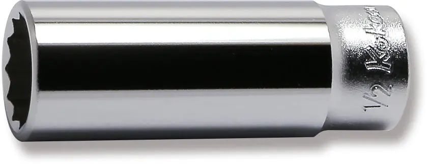 1/4 Sq. Dr. Socket 1/2 12 point Length 50mm