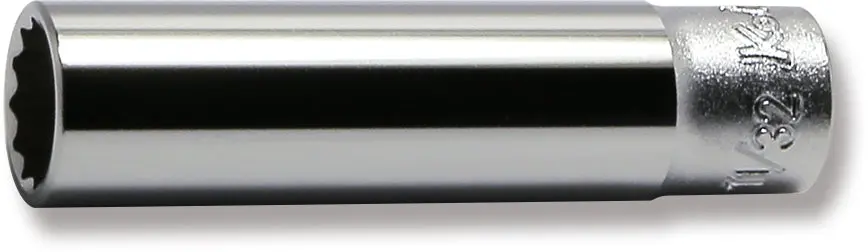 1/4 Sq. Dr. Socket 11/32 12 point Length 50mm