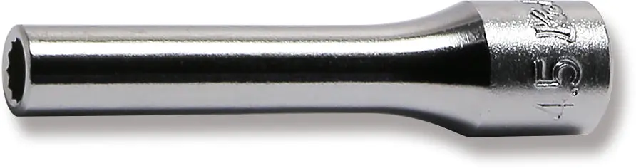 1/4 Sq. Dr. Socket 4.5mm 12 point Length 50mm