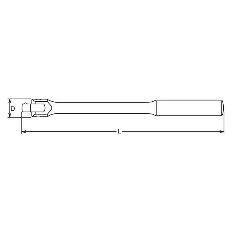 3/4 Sq. Dr. Hinge Handle    Length 450mm - Image 2