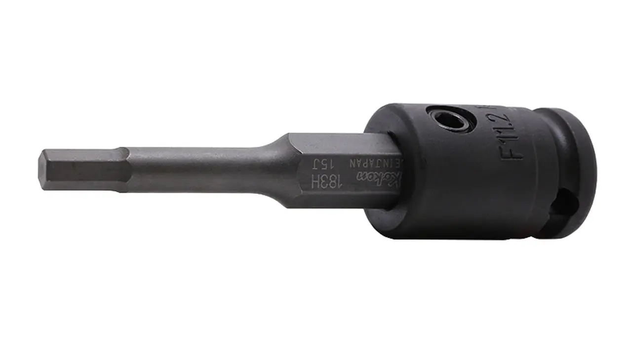 3/8 Sq. Dr. Bit Socket  5mm Hex Length 92mm