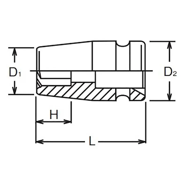 3/8 Sq. Dr. Socket 13mm Pathfinder Length 32mm - Image 2