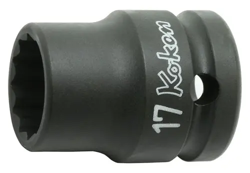 1/2 Sq. Dr. Socket  28mm 12 point Length 40mm Thin walled