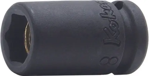 1/4 Sq. Dr. Socket 5mm 6 point Length 23mm Magnet