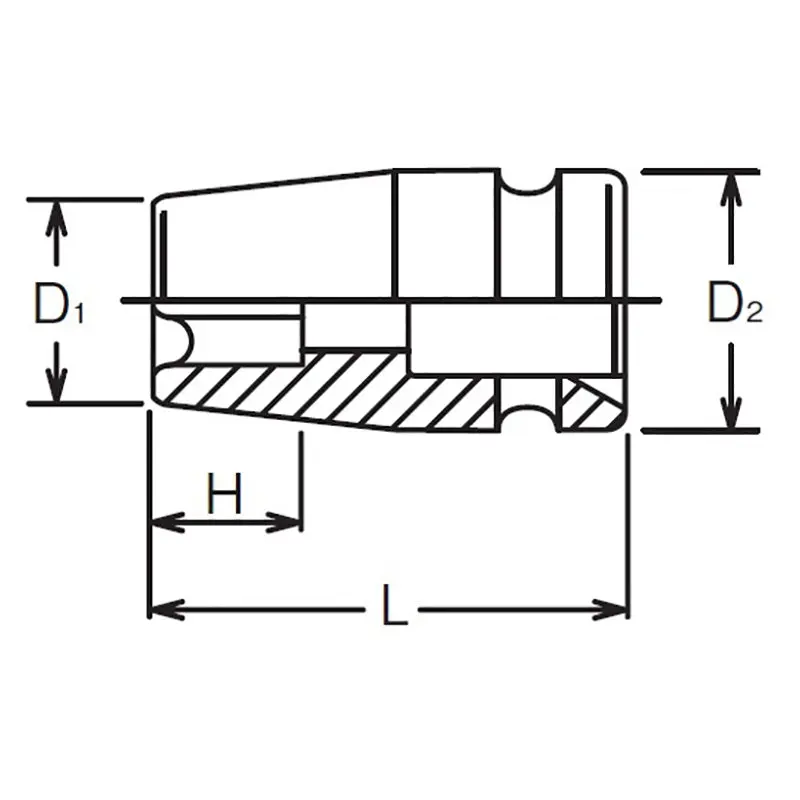 1/2 Sq. Dr. Impact TORXplus® 18EPL Low Profile Socket - Length 40mm - Image 2