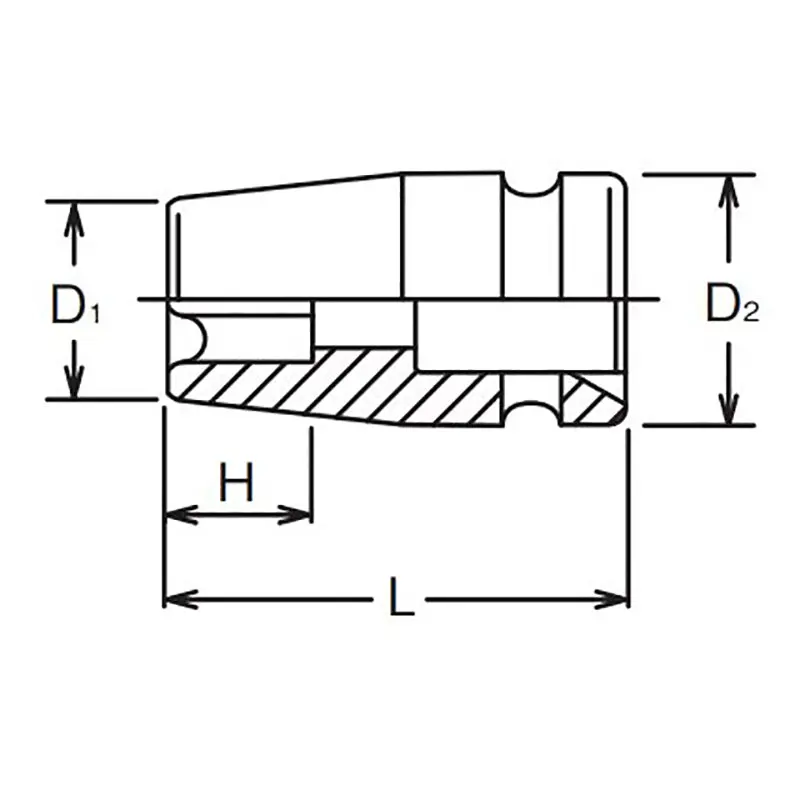3/4 Sq. Dr. Impact TORXplus® 30EPL Socket - Length 60mm - Image 2