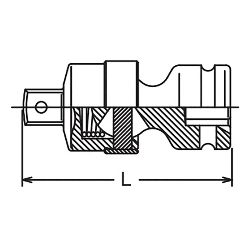 3/4 Sq. Dr. Universal Joint 3/4 Square Length 106mm Hole type - Image 2