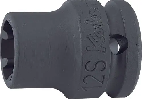 1/2 Sq. Dr. Socket  6S  Length 38mm