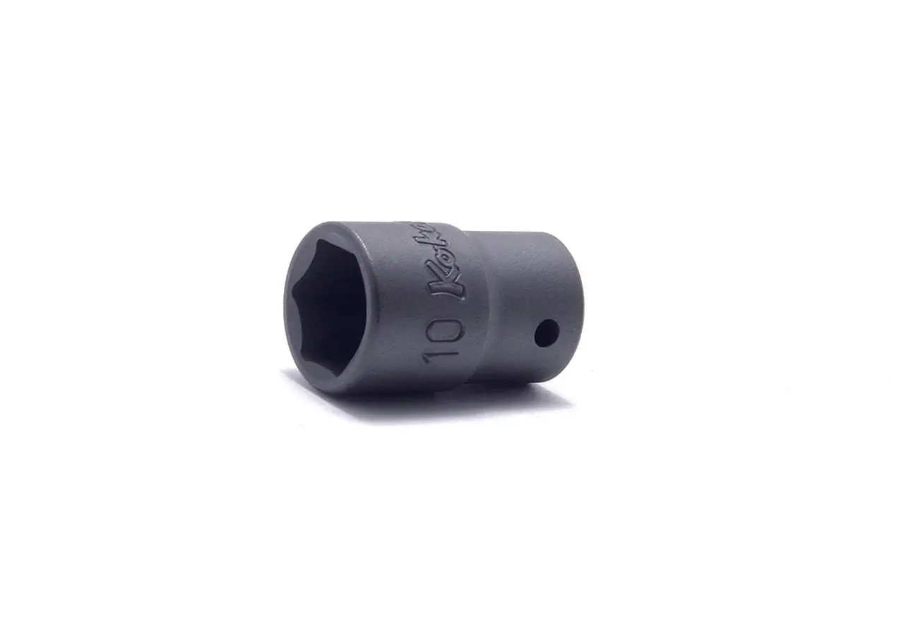 1/4 Sq. Dr. Socket  12mm 6 point Length 22mm