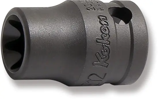 3/8 Sq. Dr. Industrial TORX® E12 Socket - Length 26mm