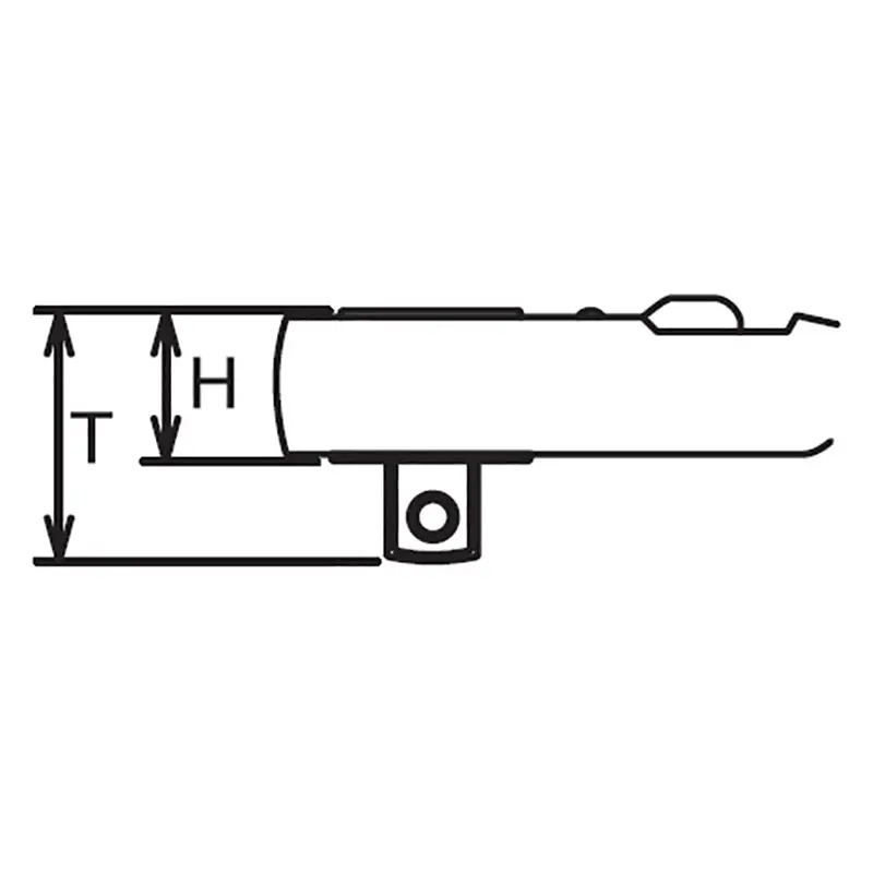 1/4 Sq. Dr. Ratchet Handle 20 teeth Push Button Length 115mm Plastic Handle - Image 2