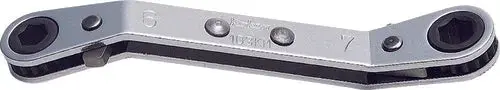 Ratcheting Ring Wrench  5/16x11/32 6 point Length 134mm Reversible