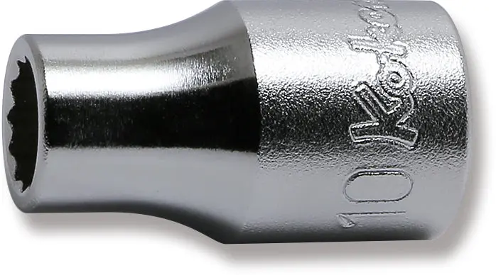 1/2 Sq. Dr. Chrome Metric 12 Point Socket 10mm