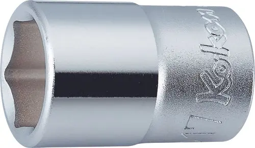 1/2 Sq. Dr. Chrome 6 Point Metric Socket 37mm