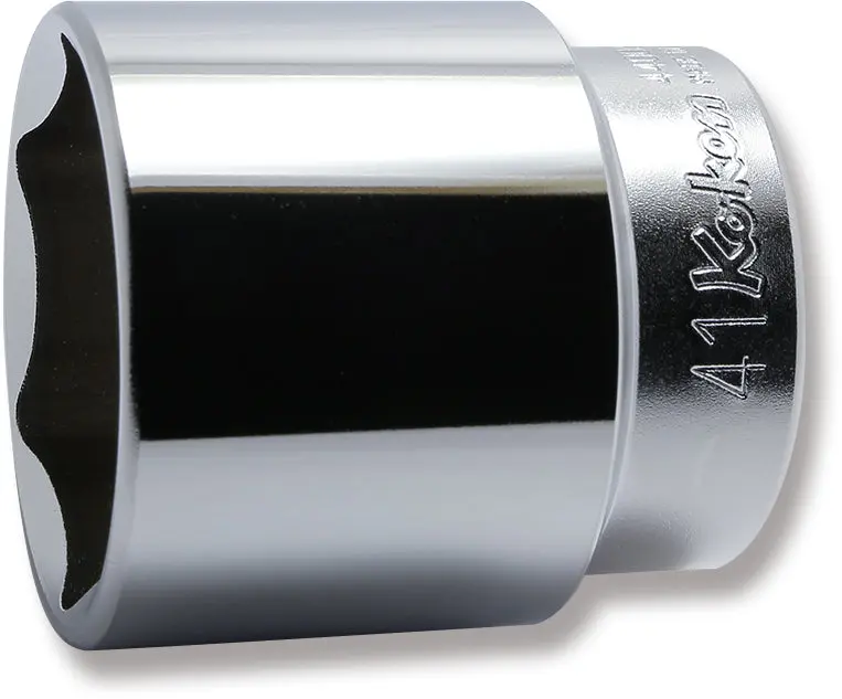 1/2 Sq. Dr. Chrome 6 Point Metric Socket 41mm