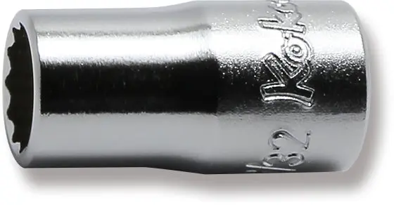 1/4 Sq. Dr. 12 point chrome SAE Socket 9/32