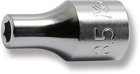 1/4 Sq. Dr. 6 point chrome Metric Socket 3.5mm