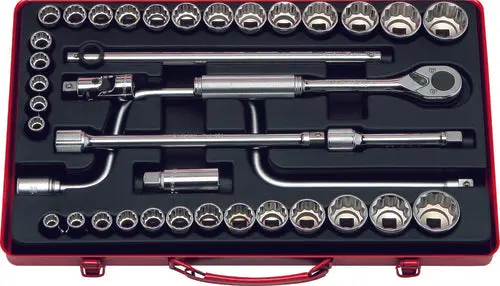 1/2 Sq. Dr. Socket set 12 point 38 pieces