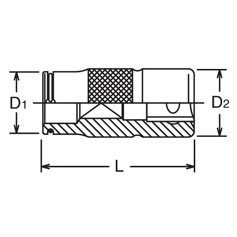 3/8 Sq. Dr. Tap Holder  S5.5mm R7mm Length 40mm - Image 2