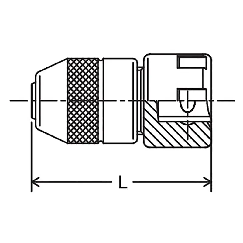 3/8 Sq. Dr. Adjustable Tap Holder Min. 4.5mm Max. 8.0mm Length 47mm - Image 2