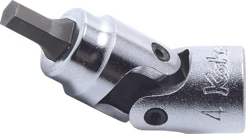 1/4 Sq. Dr. Universal Bit Socket  5mm Hex Length 40mm
