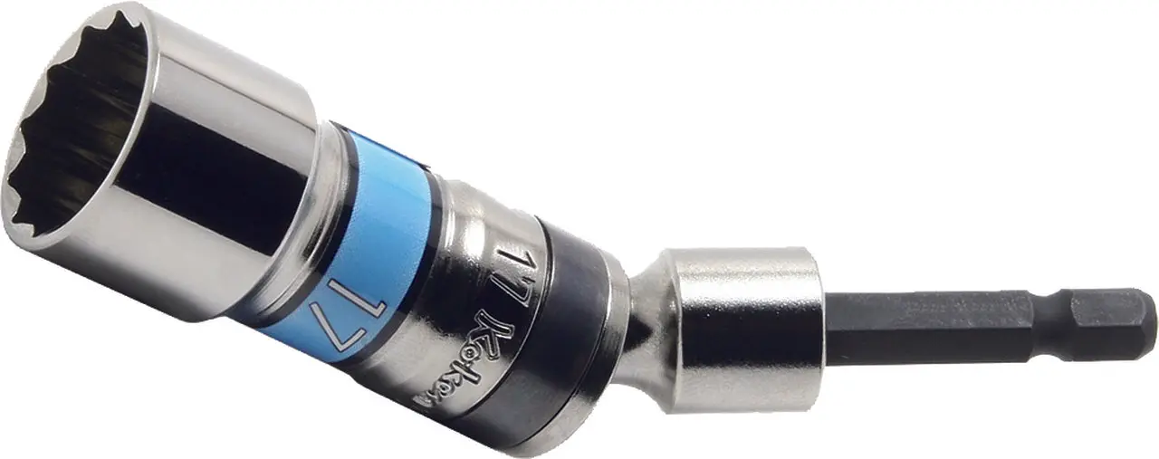 1/4 Hex Dr. Universal Long Socket 10mm 12 point 100mm