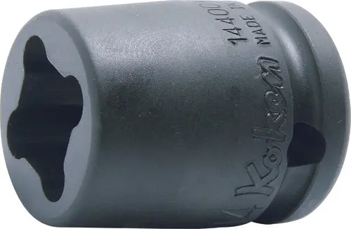 1/2 Sq. Dr. Socket  9mm 4 point Length 38mm