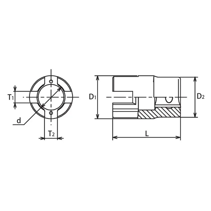 3/8 Sq. Dr. Wing Bolt Socket Length 33mm - Image 4